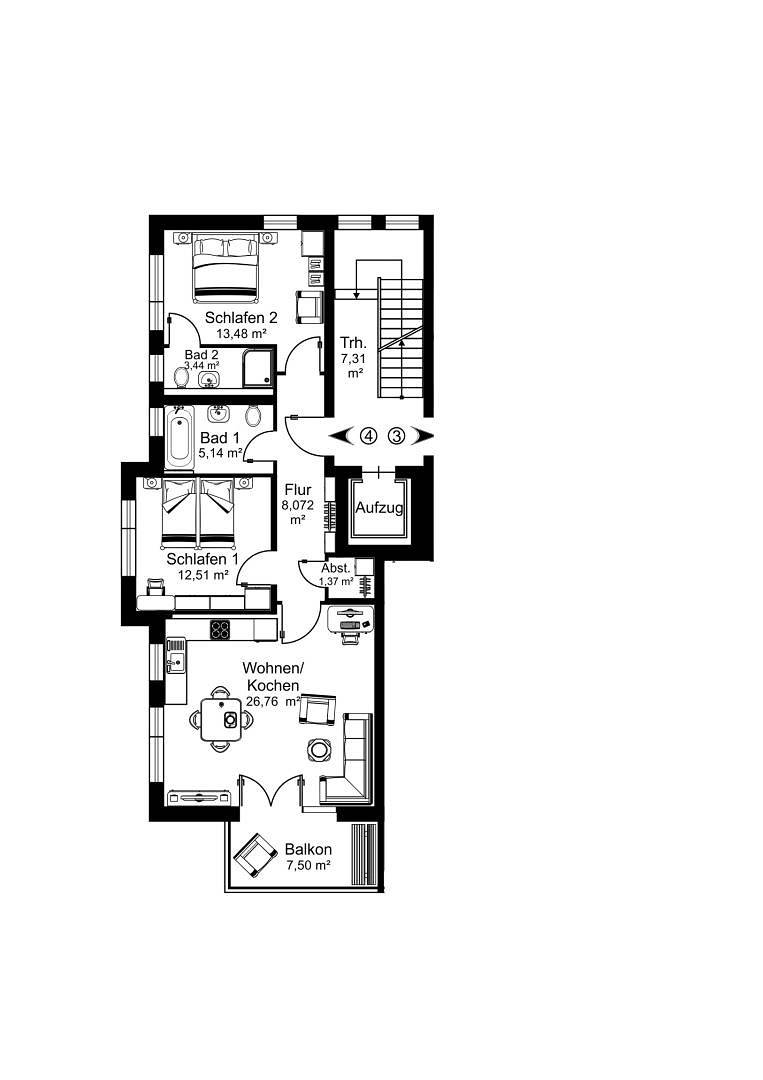 Geheel vakantieappartement, Vakantieappartement voor 4 personen met balkon in Oberammergau, Beierse Alpen