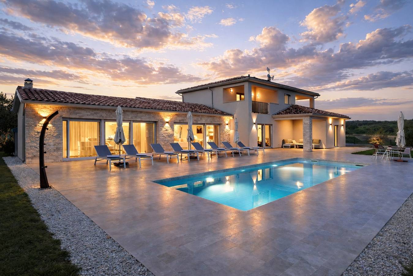 Villa Juki in Kaštel (Plovanija), Buje