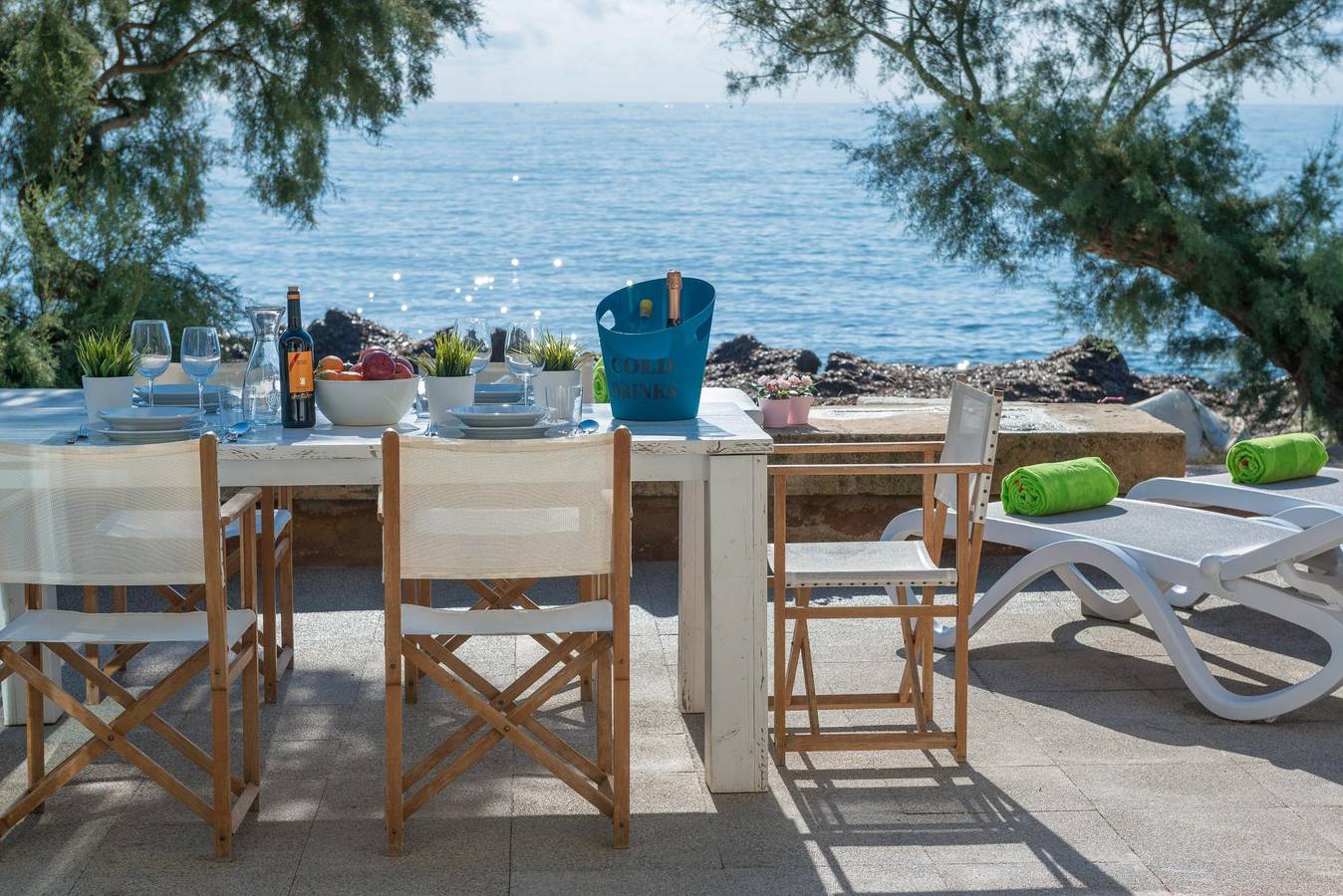 Port Nou Ca Na Cati - Ferienhaus mit Meerblick in Cala Bona. Wifi gratis in Port Nou, Son Servera