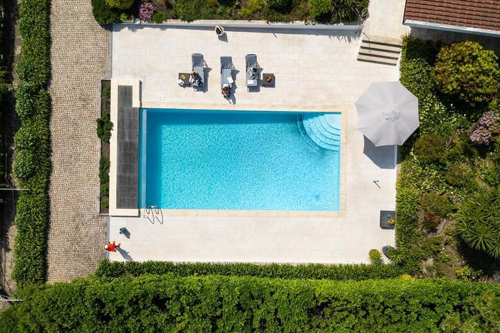Apartamento de férias para 8 pessoas, com Terraço e Jardim e ainda Piscina and Vista em Município de Paredes