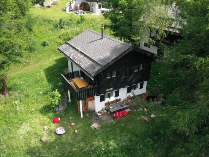 Ferienhaus für 8 Personen, mit Balkon und Terrasse sowie Garten in Bellwald