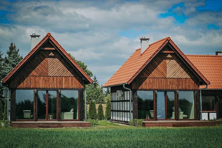 Domek letniskowy dla 4 osób, z sauna i jacuzzi oraz ogród na Wielkopolska