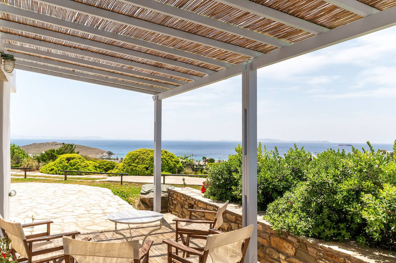 Ferienhaus 'Anemologio 302 Tinos' mit Meerblick, Wlan und Klimaanlage in Ormos Agiou Ioannou, Tínos