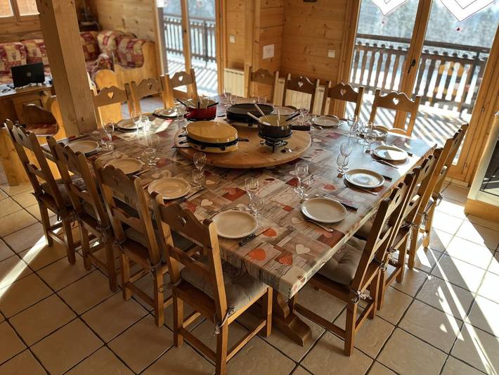 Chalet pour 14 personnes, avec terrasse à Hauteluce - 4