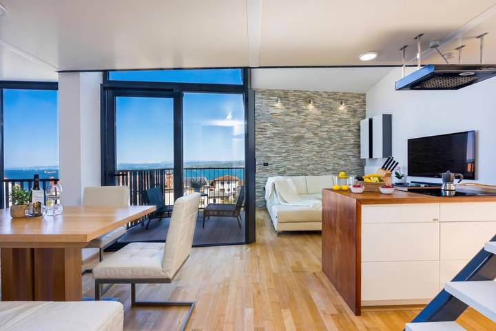 Penthouse pour 4 personnes, avec balcon et vue sur l’océan à Koper - 2