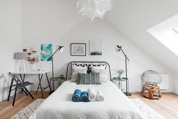 Gîte pour 10 personnes, avec vue et jardin à Halle