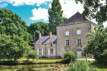 Gîte pour 6 personnes, avec jardin à Baccon
