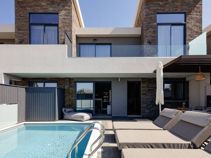 Dom dla 5 osób, z balkon i basen w Kreta