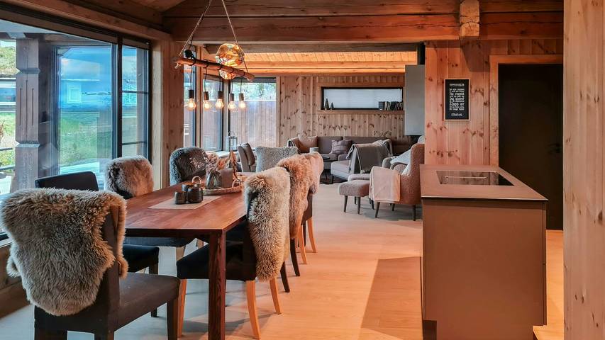 Location de vacances pour 12 personnes, avec terrasse, animaux acceptés à Geilo - 2