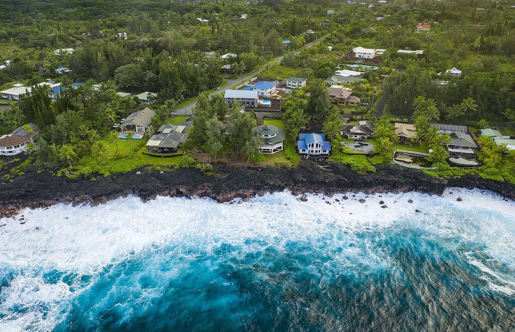Ocean Breeze Inn 1 Queensize-Bett, 1 Vollbad, privater Balkon und privater Eingang in Hawaiian Paradise Park, East Puna