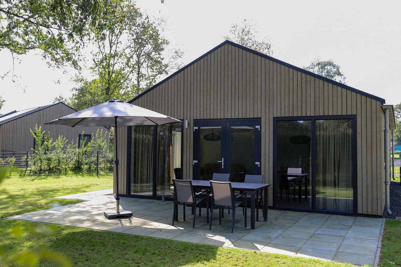 Modern 4 persoons vakantiehuis op een huisdiervriendelijk vakantiepark nabij Hardenberg in Hardenberg, Regio Zwolle