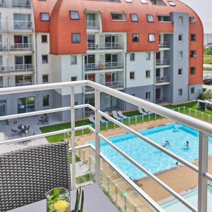 Appartement de vacances pour 4 personnes, avec piscine ainsi que sauna et jardin, animaux acceptés - 1