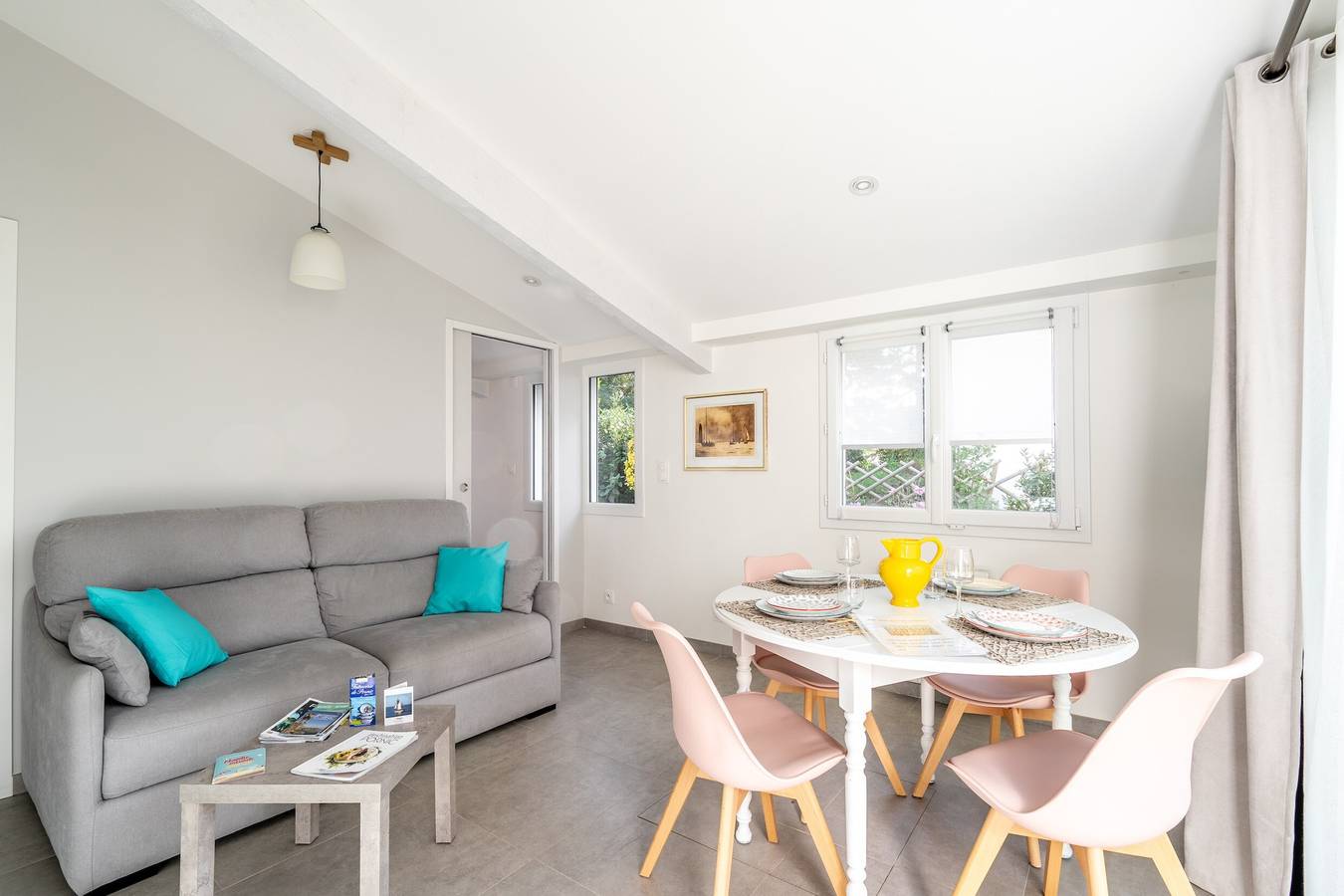 Casa de vacaciones "Bois Flottés - Maisonnette 700m Mer" con terraza privada, jardín privado y Wi-Fi in Pornic, Côte de Jade
