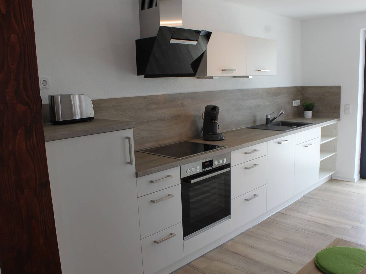 Ganze Wohnung, Ferienwohnung 3, 54 qm, 1 Schlafzimmer mit Doppelbett und 1 Schlafsofa, max. 4 Personen in Burladingen, Neckar-Alb