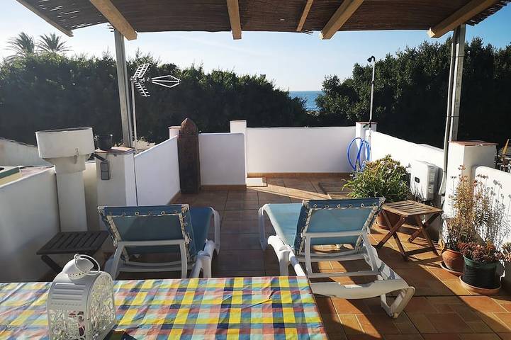 Location de vacances pour 2 personnes, avec terrasse dans El Palo (Málaga)