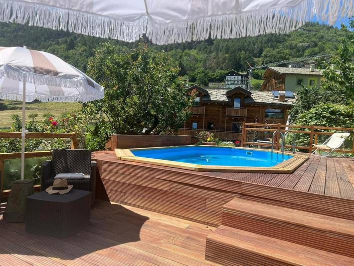 Gîte pour 4 personnes, avec vue ainsi que jardin et balcon dans Gignod - 2