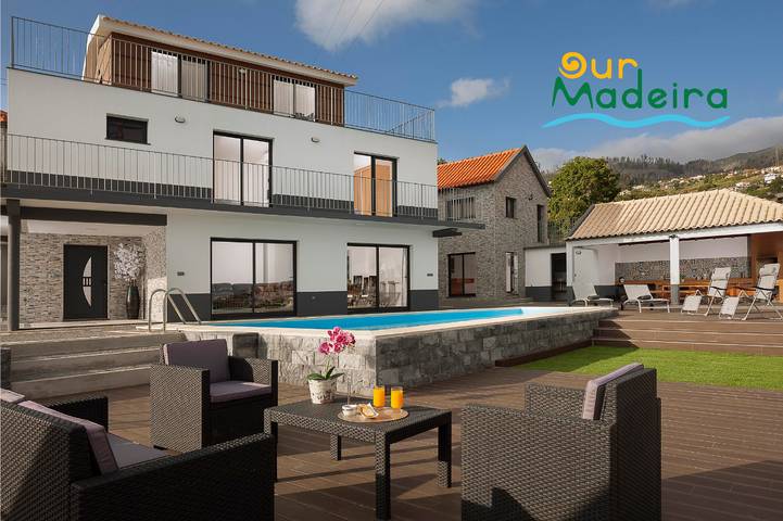 Villa para 10 pessoas, com Varanda e Terraço e ainda Jardim em Madeira