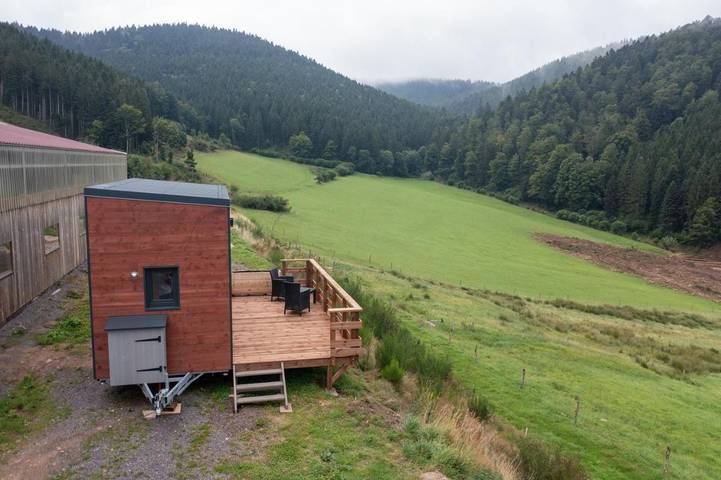 Gîte pour 3 personnes, avec terrasse et vue, animaux acceptés à Wisembach - 2