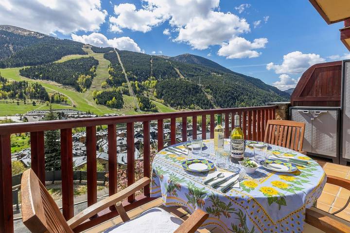 Apartamento de férias para 4 pessoas, com Varanda e Terraço em Andorra