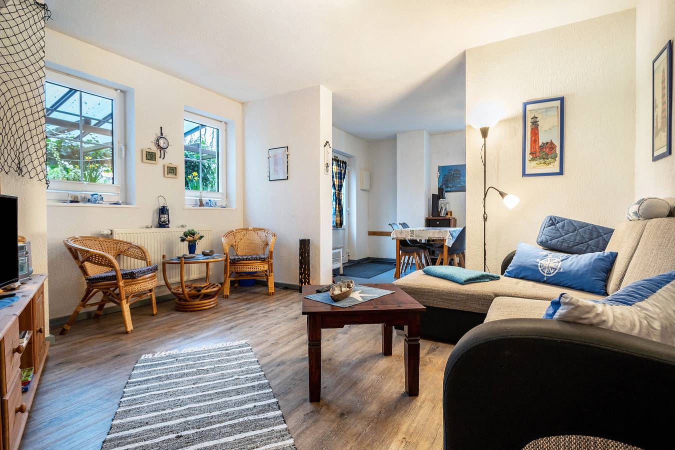 Ganze Wohnung, Ferienwohnung mit maritimem Flair, privater Terrasse und Wlan in Hagen Auf Rügen, Lohme