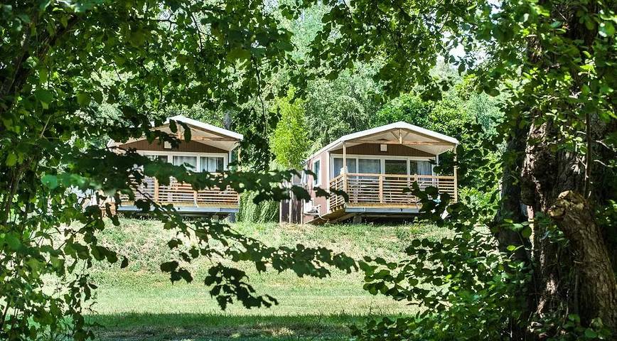 3-Zimmer-Öko-Mobilheim für 4 Personen in Saint-Galmier, Montbrison