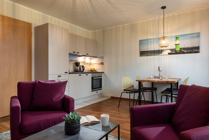 Ferienwohnung für 3 Personen, mit Sauna und Terrasse sowie Pool, mit Haustier in Markgrafenheide - 2