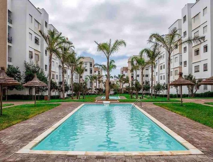 Appartement de vacances pour 7 personnes, avec jardin ainsi que piscine et vue, animaux acceptés