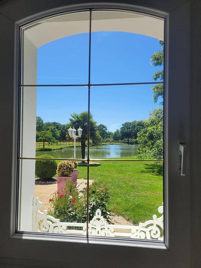 Gîte pour 9 personnes, avec vue sur le lac et terrasse ainsi que jardin et piscine, animaux acceptés à Héric - 2
