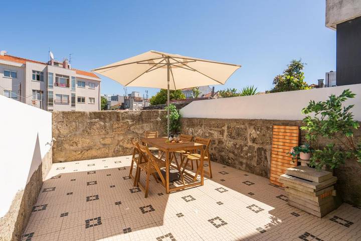 Casa de férias para 5 pessoas, com Varanda e Terraço no Porto
