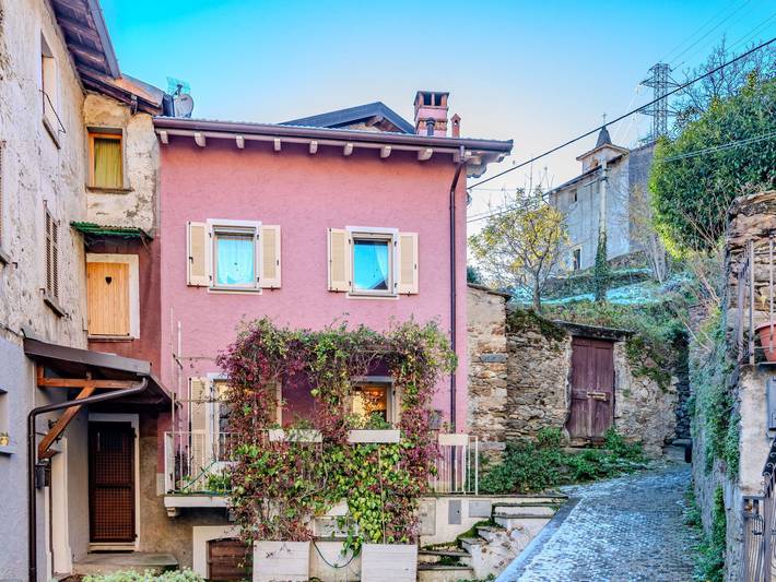 Ferienhaus für 3 Personen, mit Terrasse in Santa Maria Rezzonico