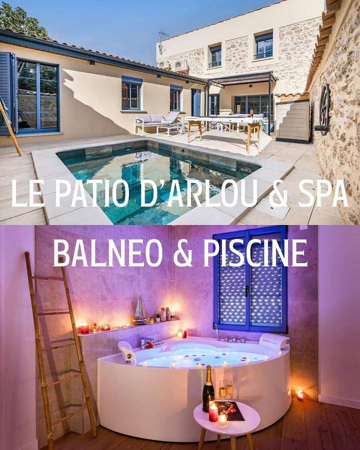 Le Patio d'Arlou & Spa - Relaxant et romantique in Fabrezan, Région de Narbonne
