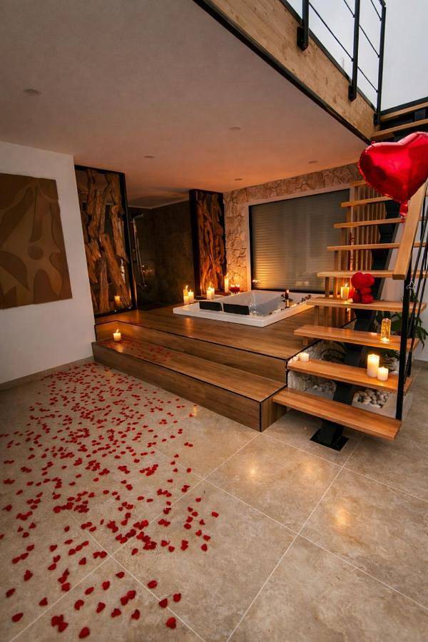 Location de vacances pour 2 personnes, avec terrasse ainsi que sauna et vue à Beaugeay