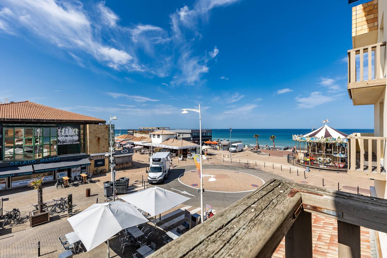 Appartement entier, Appartement '2 Pièces Face Océan, Lacanau' avec vue sur mer, balcon et Wi-Fi in Lacanau Ocean, Lacanau