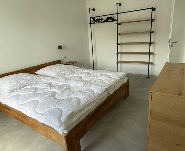 Ganze Wohnung, Ferienwohnung Brandung - Haus Seeschwalbe - Ferienwohnung Brandung mit 50qm, 1 Schlafzimmer, Balkon mit Blick in Garten, max. 2 Personen in Horumersiel, Wangerland