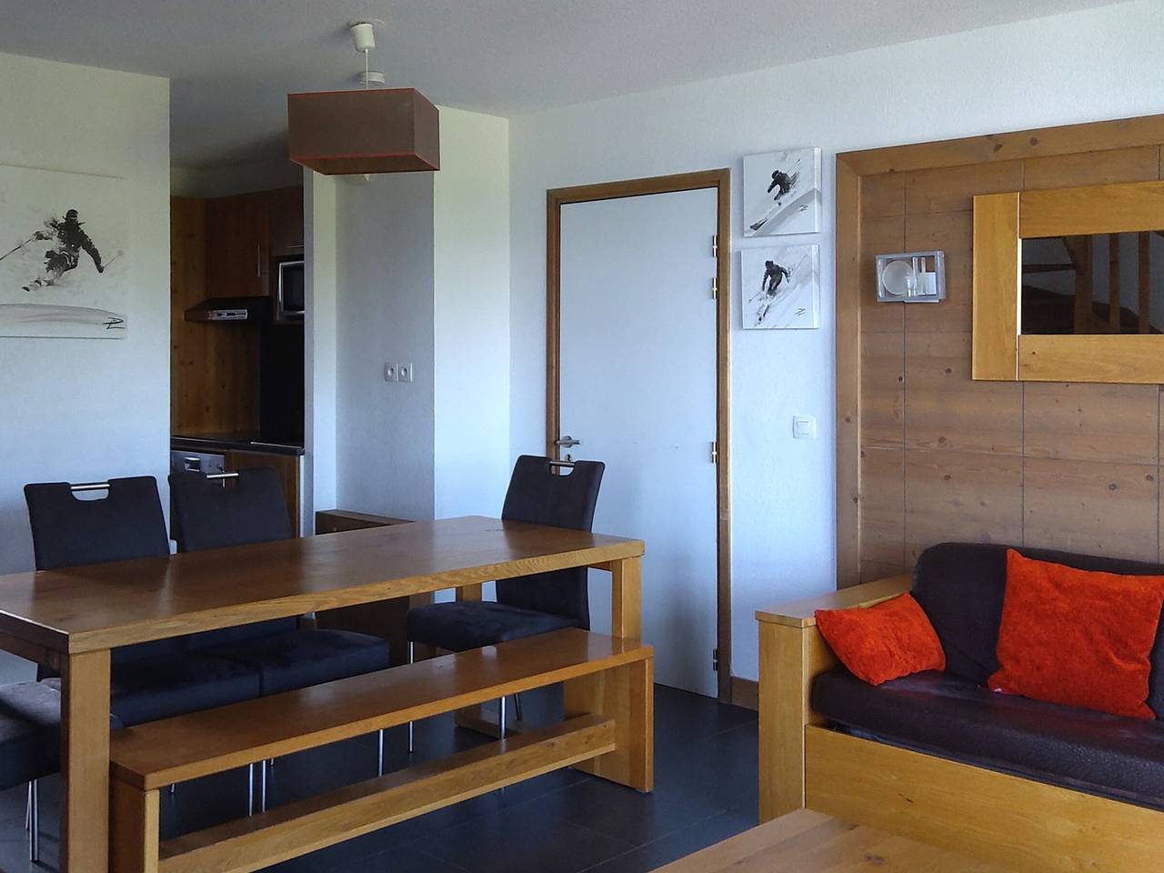 Geheel appartement, Apartment with balcony, pool, sauna and parking - 8 people, Arc 1600 in Arc 1600, Bourg-Saint-Maurice