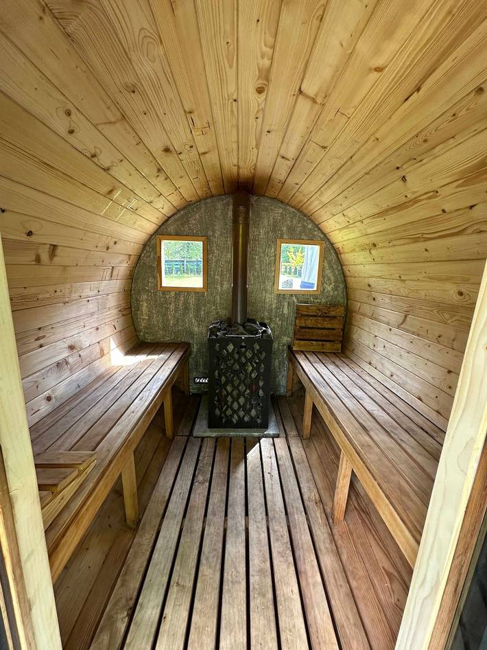 Slow Flow Glamp - sauna, pool and jacuzzi in Rzyki, Piccola Polonia