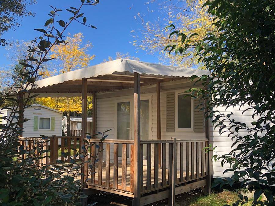 Camping Au Tylo Soleil - Mobilheim 4 personen - 31 Privilege Mobilheim Super Venus Riviera 23 m² in Dauphin, Regionaler Naturpark Luberon