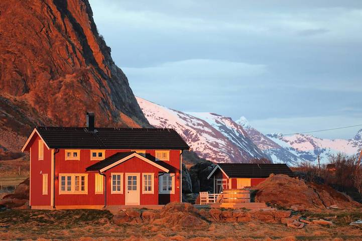 Ferienhaus für 5 Personen, mit Balkon, mit Haustier auf den Lofoten