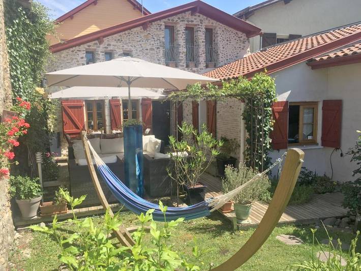 Chambre d’hôte pour 4 personnes, avec Balcon ainsi que Terrasse et Jardin