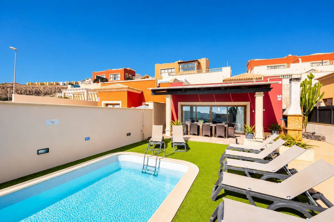 Villa pour 10 personnes avec vue sur l’océan in Caleta de Fuste, Antigua