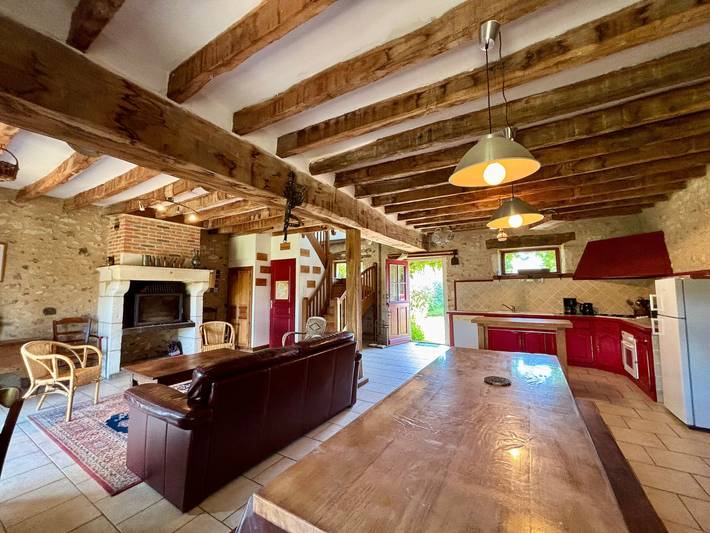 Ferienhäuser mit Gemeinschaftspool in der Brenne, nahe historischen Stätten in Migné, Le Blanc und Umgebung