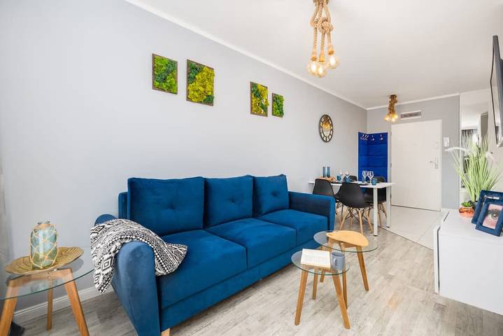 Ganze Wohnung, Stylish Apartment with Balcony | Parking | Close to the Beach in Kolberg, Baltic Sea Pomerania