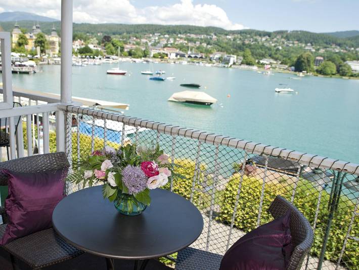 Ferienwohnung für 3 Personen, mit Seeblick und Balkon am Wörthersee - 3