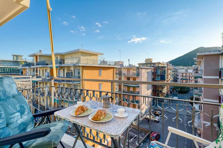Gîte pour 2 personnes, avec Balcon et Bassin pour enfant à Borghetto Santo Spirito