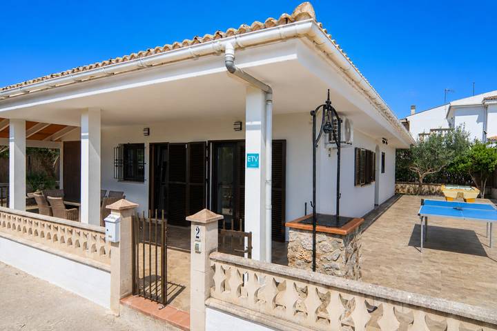 Ferienhaus für 5 Personen, mit Terrasse und Seeblick sowie Garten, mit Haustier auf Mallorca - 2