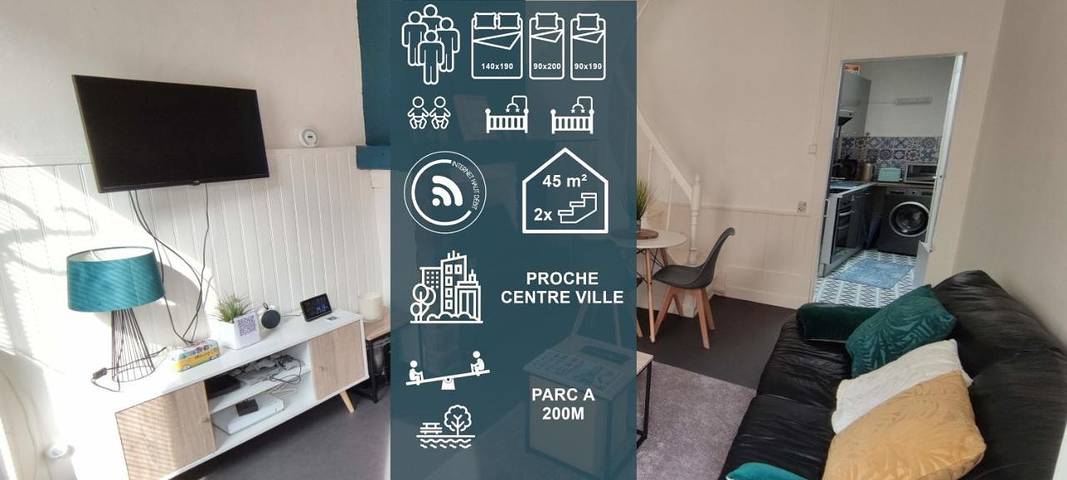 Maison de vacances pour 4 personnes à Amiens