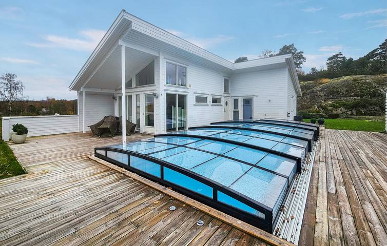 Ferienhaus für 6 Personen, mit Terrasse und Garten sowie Pool und Ausblick - 1