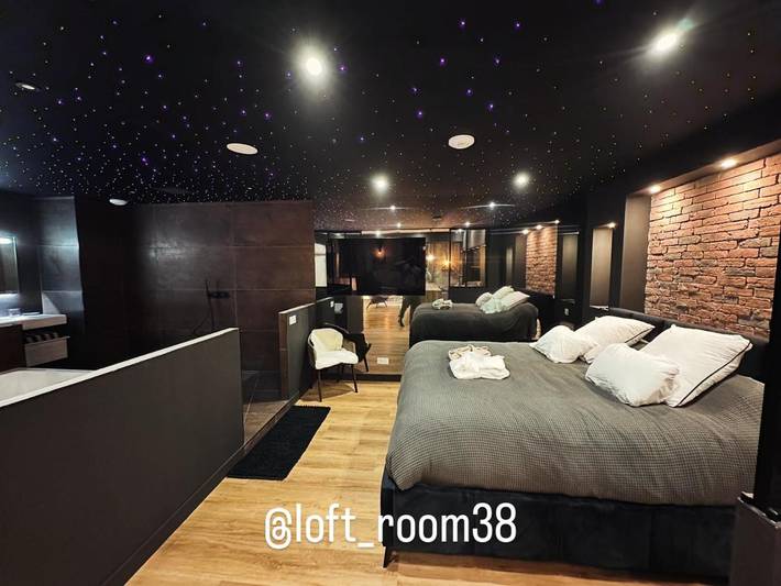 Chambre d’hôte pour 4 personnes, avec Jacuzzi et Vue