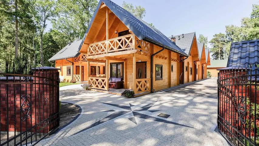 Ferienhaus für 6 Personen, mit Balkon in Pobierowo