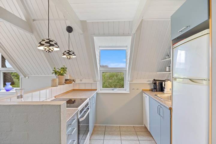 Traditionelles Sommerhaus mit Holzofen in Klegod in Ringkøbing, Holmsland Klit